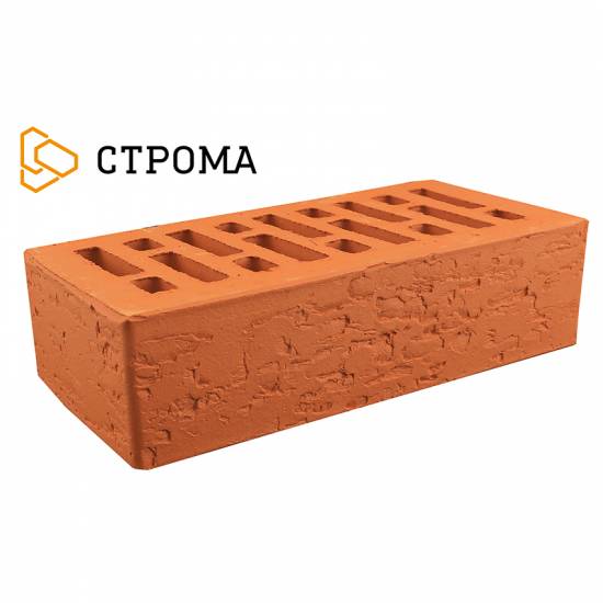 Кирпич Строма брянский одинарный (красный) кора дуба