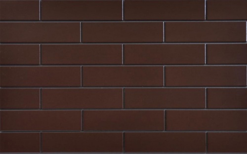 Фасадная клинкерная плитка Cerrad Brazowa Szkliwiona, 245x65x6.5 мм